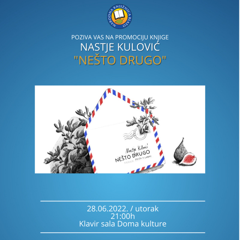 Promocija knjige Nastija Kulović